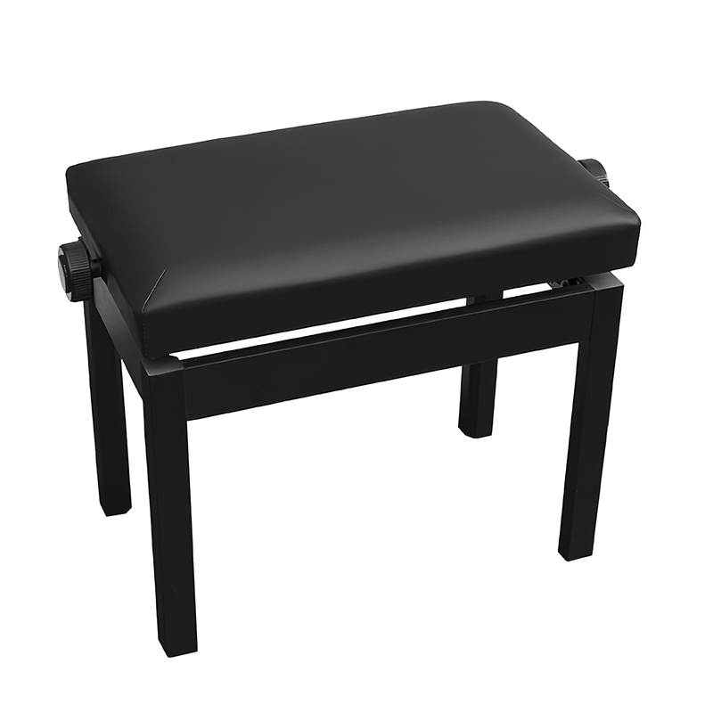 Original black height-adjustable piano stool from Meijia